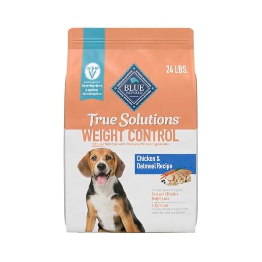 Blue Buffalo True Solutions Weight Control Natural Dry Dog Food for Adult Dogs, Chicken, 24-lb. Bag