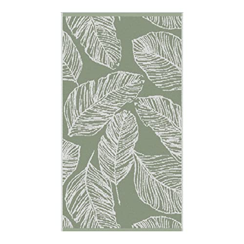 Fusion Matteo Badetuch, 100% Baumwolle, Jacquard, 70 x 130 cm, Khaki – Ansicht 3