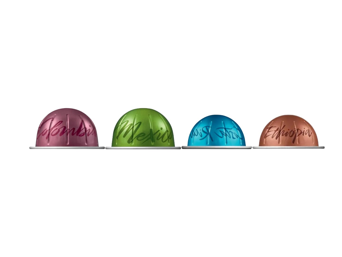 Colombia, Mexico, Costa Rica, Ethiopia coffee capsules (40 Count) 4-Pack