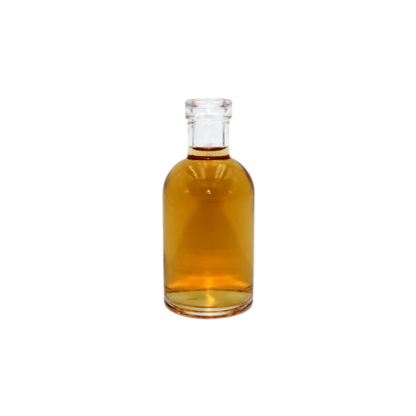 gouveo Set van 12 glazen flessen 250 ml kubus met kurken (PEK) - mooie fles 0,25 l om te vullen - vierkante kurkfles voor likeur, gin, olie, vaas (CFET250PEK