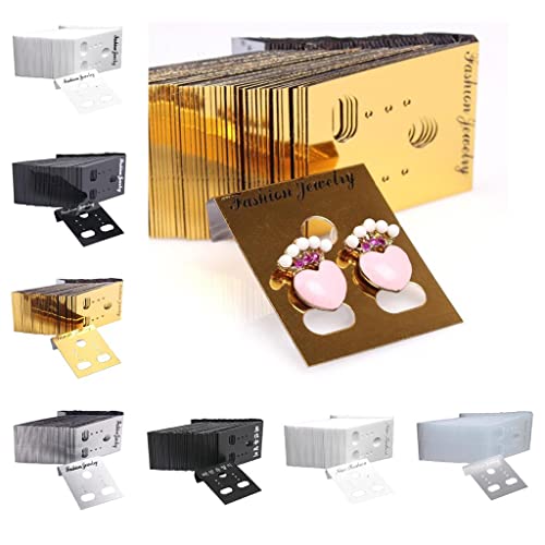 Cartes d'affichage boucle d'oreille solution anti-rayures emballage bijoux blanc 1000pcs