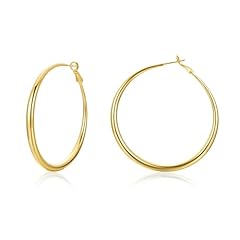 D-Gold 60mm(2.36inch) Large Hoop Earrings