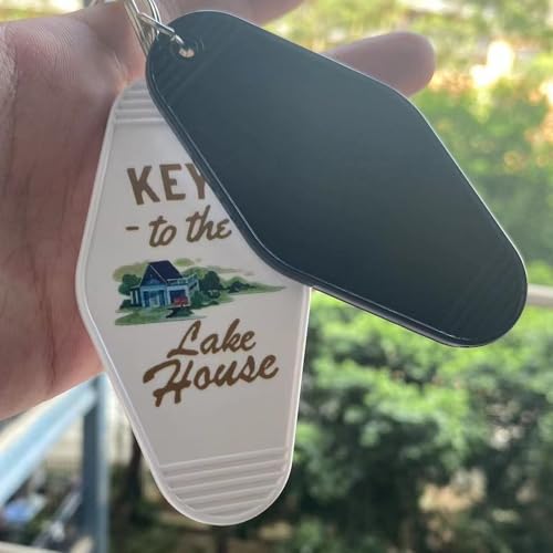 Image of Keys To The Lake House Keychain Funny Lake House Key Chain Lake House Accessories New Home Gifts