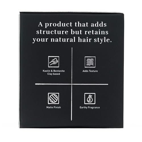 Dapr. Hair Setting Clay (100 grams) for Sculpted Hair | Medium Hold| | Matte Finish| |Adds Texture| - Image 3