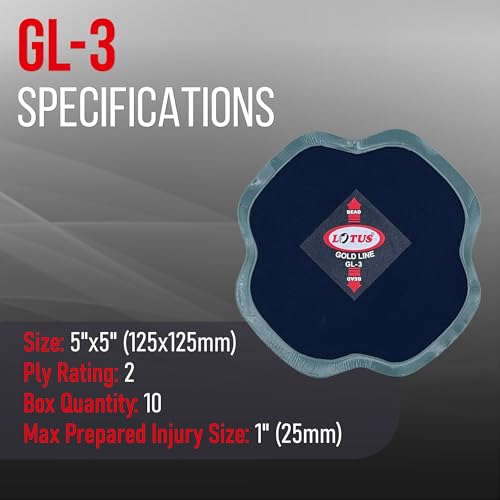 Image of Lotus Gold Line Bias Tire Repair Patches GL-3