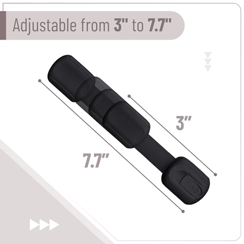 Image of Bates- Child Safety Strap Locks, 20 Pack, Black, Baby Cabinet Locks with Adjustable Strap Length