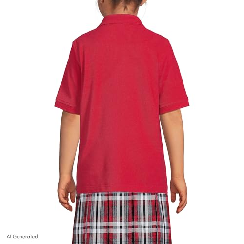 Image of Lands' End School Uniform Kids Short Sleeve Mesh Polo Shirt