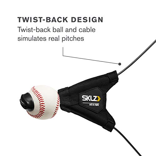 SKLZ Hit-A-Way Select Portable Baseball Training-Station Swing Trainer with Stand, Black - image 4