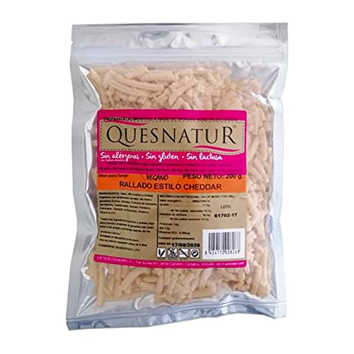 Queso rallado estilo cheddar Natuques 200 g