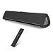 Produktbild QSPORTPEAK Soundbar2.0 Kanal, Bluetooth 5.0 TV Soundbar mit AUX/USB/Coax Eingang/Fernbedienung, 3D Surround Bass-Lautsprecher,Heimkino,Party,Schwarz