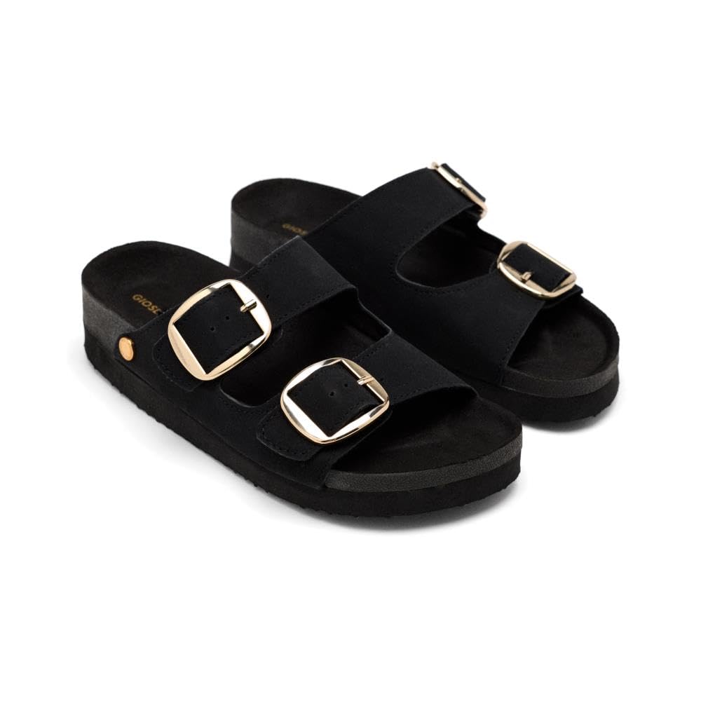 GIOSEPPO Women's Cedarburg Flip-Flop, Black/White, 2.5 UK