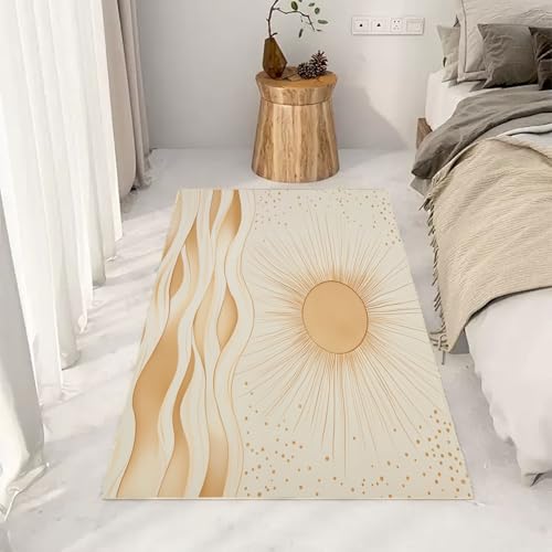 Alfombra Decorativa Moderna 2x3 Pies Antideslizante Lavable miniatura 3