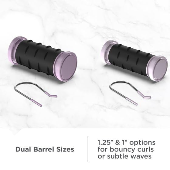 Remiington-Compact Ceramic Hot Hair Rollers - 1.25"" Travel Size Set with Anti-Static Technology, Ionic Infusion, in Sleek Black - 10 Piece Kit (Pack of 1)