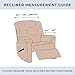 Great Bay Home Velvet Plush Stretch Recliner Slipcover. Velvet Recliner Furniture Protector, Soft Anti-Slip, High Stretch (Recliner, Walnut Brown)