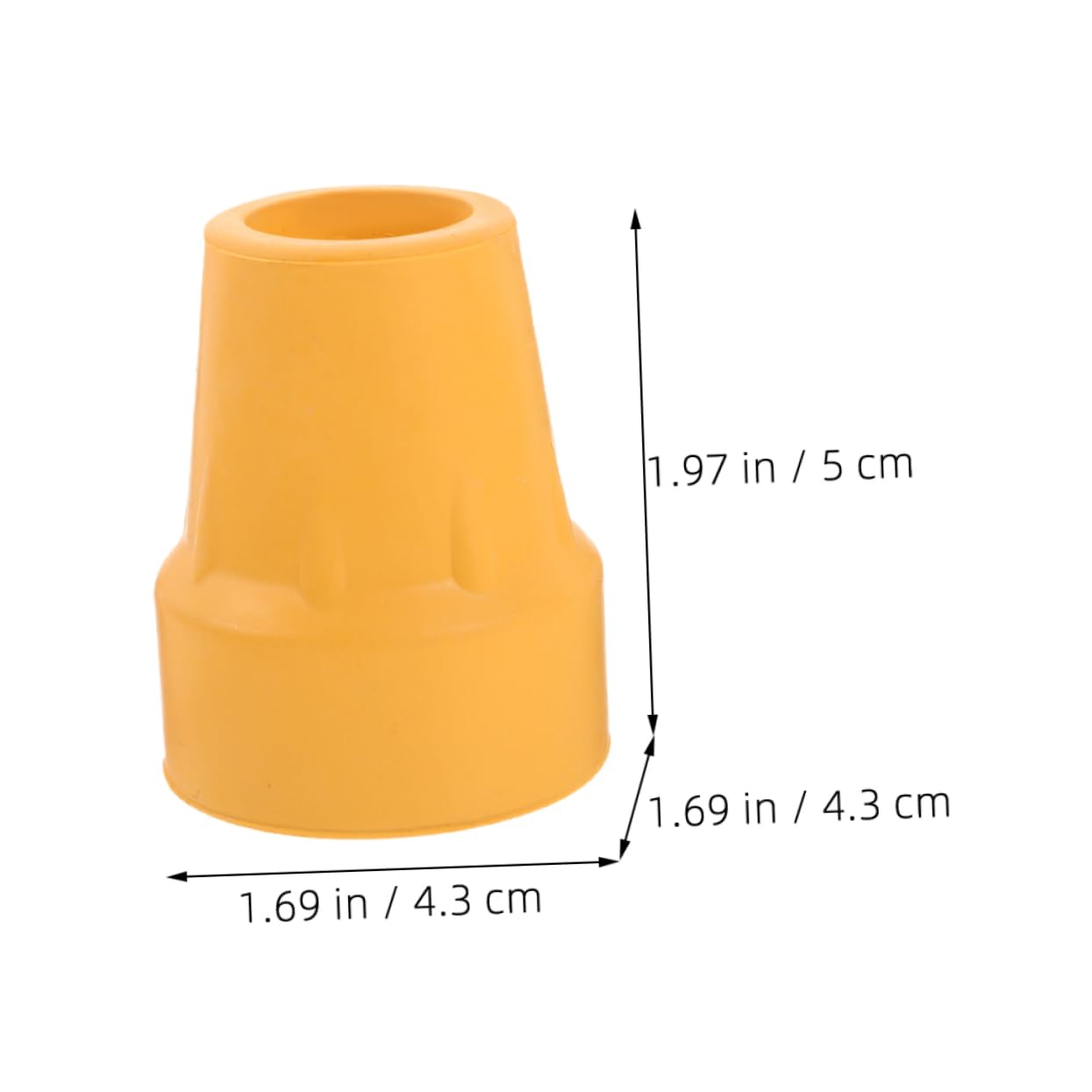 Healeved 10pièces Embouts Antidérapants Pour Cannes Accessoires De Remplacement Pour Bâtons De Marche Et Stabilité Pour Randonnée Et Trekking