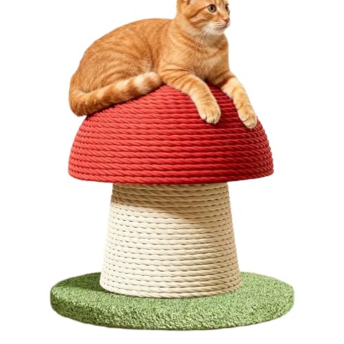 Rascador para Gatos | Sisal Setas Moderna | Árbol De Gato Rascador - Para Gatito Ejercicio Estimulación Mental Ejercicio Cumpleaños Casa Piso Interior Exterior Casa Piso Casa