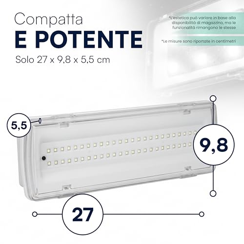 Lampe d'urgence 50 LED contre les coupures de courant de 4W - 7
