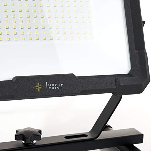 Northpoint LED Blackline Baustrahler Arbeitsstrahler mit Stativ Fluter Strahler 100W (2x 50W) Leistung 8000 Lumen… – Bild 8