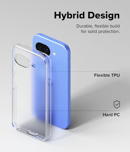 Image of Ringke Fusion for Google Pixel 10a [Anti-Fingerprint Frosted Back] Slim Translucent Protective Cover with Shockproof Case Back Cover - Matte Clear