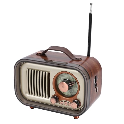 Radio Bluetooth Vintage Zopsc Retro Recargable Portátil miniatura 1