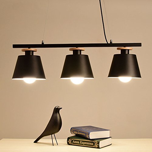 Suspension de restaurant moderne en bois pour table à manger - 4