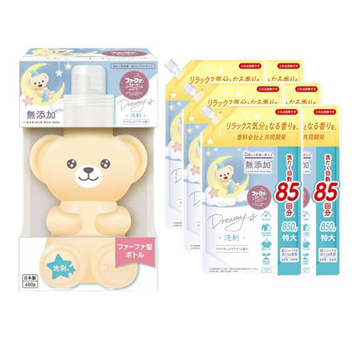 ファーファ ストーリー ドリーミー洗剤本体+詰め替え850g6個セット