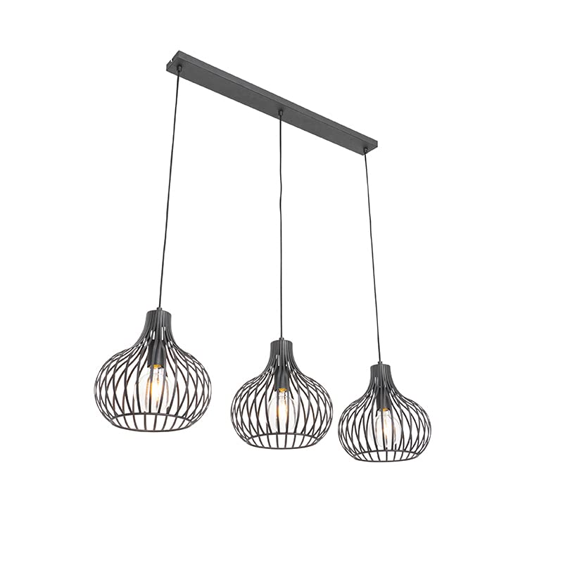 Suspension 3 lumières Saffira pour en finir avec le manque de clarté dans le salon
