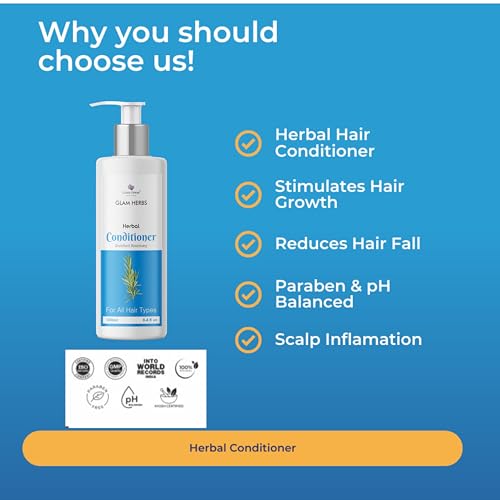 Image of Rosemary Anti-Hairfall Conditioner 250ml For Hair Growth, Anti Hair Fall, Stronger, Shiny & Long Hair & Healthy Scalp | Men & Women
