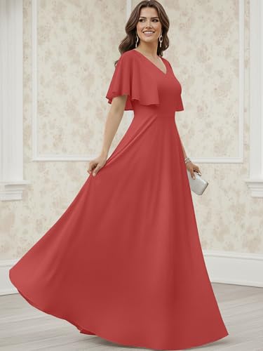 Image of KOH KOH Womens Long Elegant Bridesmaid Evening Cocktail Modest Maxi Dress