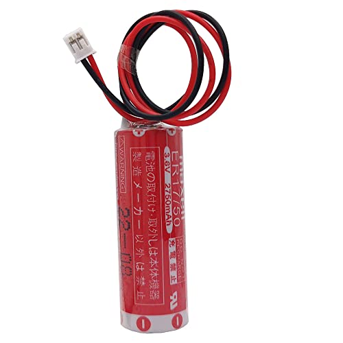 Batería ER17/50 3.6V de litio con conector blanco 1 pieza miniatura 1