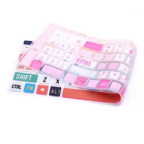 Evita el polvo en tu teclado HP Pavilion x360 con esta funda de diseño arcoíris 4