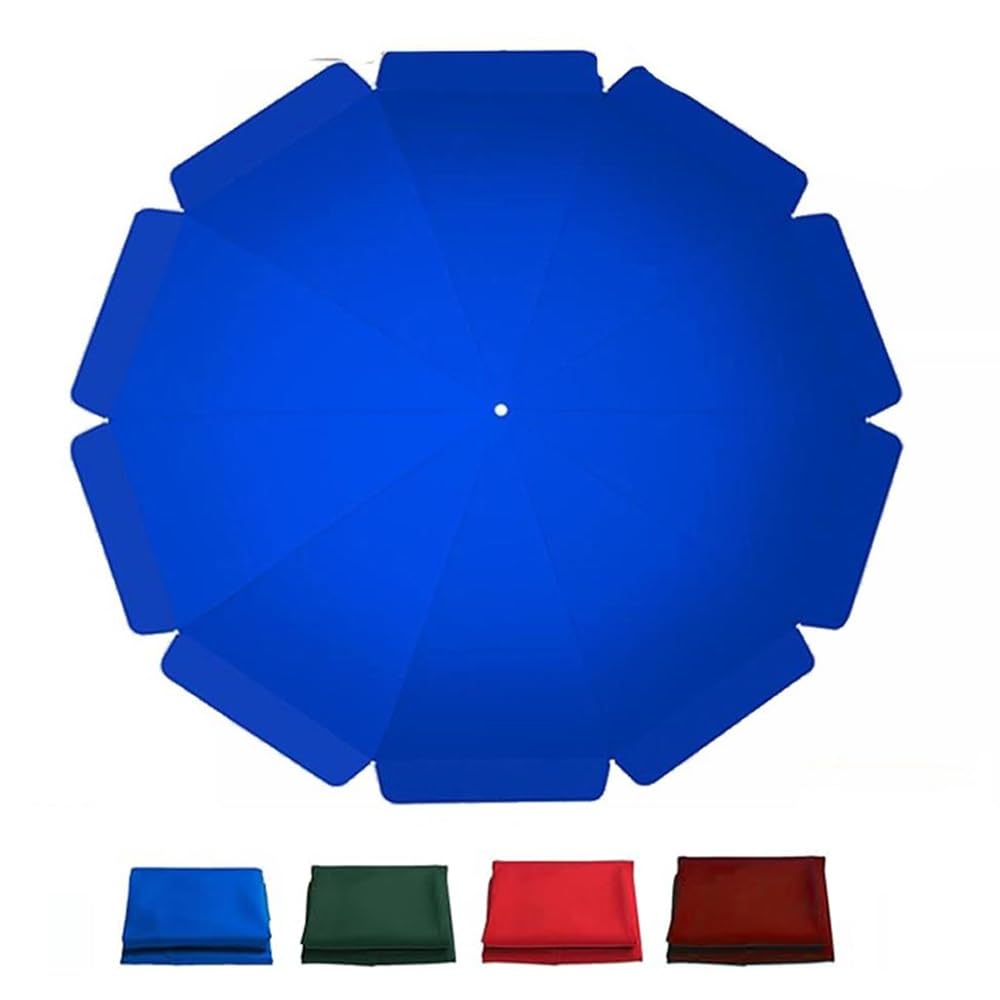 Tela para sombrilla roja e impermeable con recambio para 8 o 10 varillas