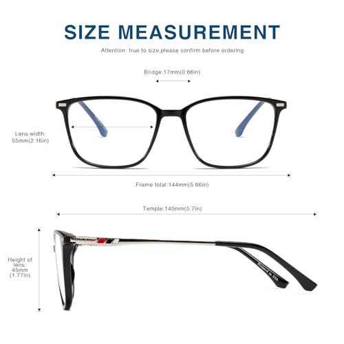 Image of WAZIR TR Blue Light Blocking Glasses For Women /Men Computer Glasses Gaming Glasses Retro Round Anti Eye strain UV Filter