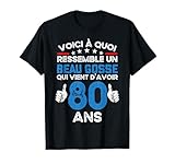 Anniversaire 80 ans - blague 80 ans cadeau conneri