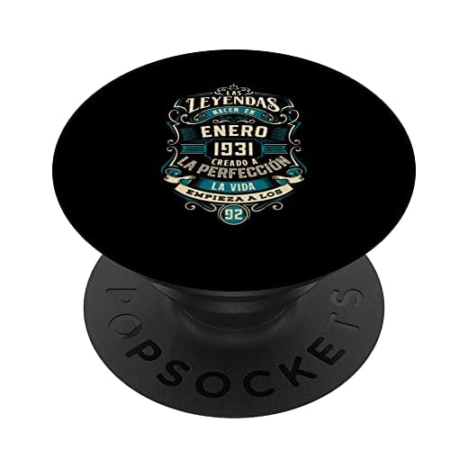 Leyendas 92 Cumpleaños 2023 Nacidos En Enero De 1931 PopSockets PopGrip Intercambiable