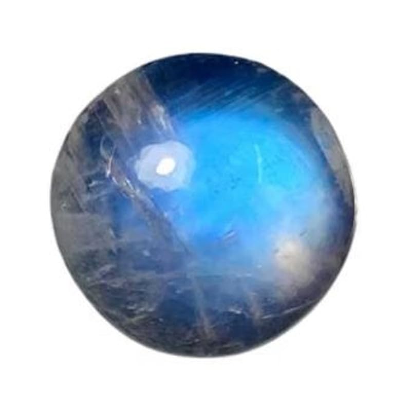 Pierre de lune arc-en-ciel 14mm pour créer votre bague bohème et collier personnalisé