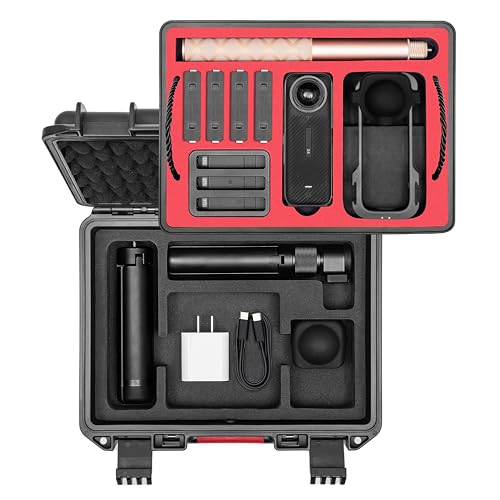 Carrying Case for Insta360 X4 Air/X3 Accessories, Waterproof Hard Case - image 1