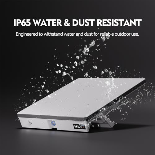 Image of E100 Starlink Mini Battery Pack with Charger, 99Wh 27600mAh Capacity, Air Travel Safe, Up to 5 Hours Runtime, IP65 Water-Resistant, Pass-Through Charging Supported