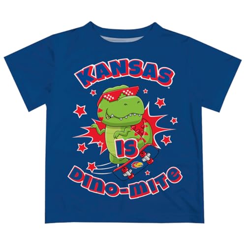 Vive La Fete Dino-Mite Officially Licensed Boys Short Sleeve Tee-Shirt