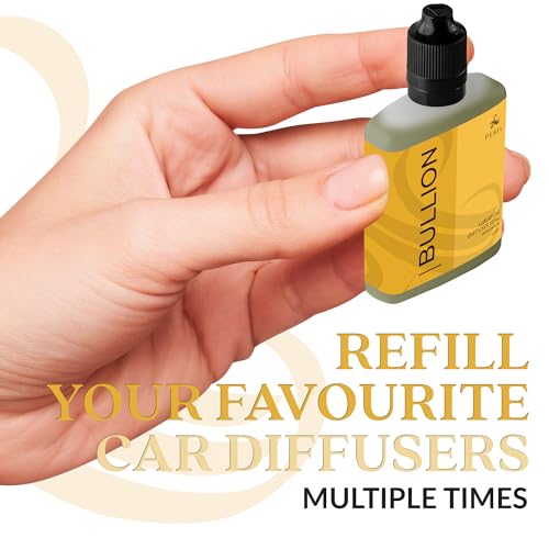 Image of Bullion Car Air Fresheners (Refill) | Affordable Car Air Fresheners for Men | 50ml Diffuser Refill | 6 Months Freshener Long Lasting | Gift-Ready Men's Pefume by Perfa