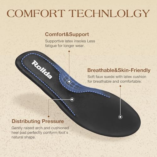 Image of Rollda Women's Wedge Sandals, Platform Sandals High Heels for Women