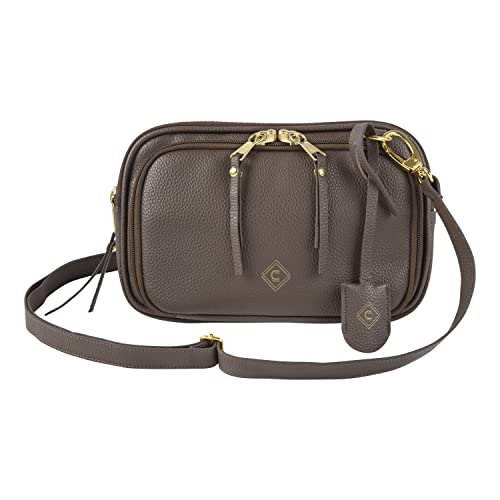 Allen Company Girls with Guns Casual Tomboy Clutch Purse, Lockable Concealed Carry, Ambidextrous, Espresso