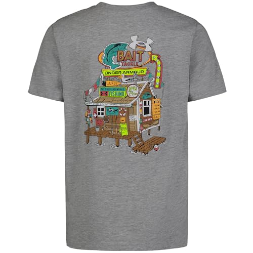 Image of Under Armour Boys' Short Sleeve Graphic T-Shirt, Soft & Comfortable, Outdoor Collection