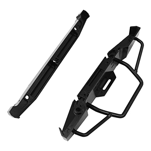 WANGCL RC Car Metal Bumper with LED Light & Winch Compatibility for Axial SCX10 90046 RC Crawler, Unisex, Ages 8+ - Image 2