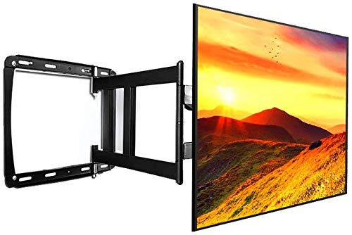 TV-Wandhalterungen TV-Halterung für 32-65 Zoll Gebogene TV-TV-Halterung mit drehbarem Gelenk 4 Arme max. VESA 600X400mm Belastung 165 lbs