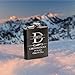 Set of 6, Groomsmen Gifts for Wedding | Personalized Groomsmen Flasks w/Optional Gift Box, Bachelor Party Team, 6 oz. Custom Engraved Hip Flasks for Best Man and Groomsman Proposal #3, Stainless Steel