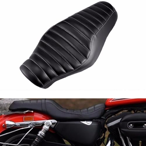 Asiento motocicleta para Sportster XL cojín doble de conductor y pasajero 4