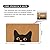 UINI Door Mat Outdoor Indoor Welcome Mats, Cute Cat Front Doormat, Non Slip Durable Entrance Rugs for Front Door, Inside Outside Entry, Porch, Resist Dirt, 17" x 30", Easy to Clean