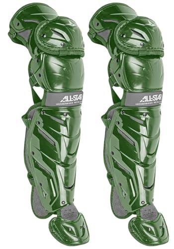 All-Star System 7 Axis Leg Guards - Youth - Ages 12-16, Dark Green