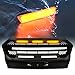 Rejilla Frontal de Radiador pare Ranger T8 Wildtrak Raptor 2021 2020 2019 Accessories ABS Negro Parrilla con LED (Luz amarilla, 2021 2020 2019 Ranger Wildtrak)